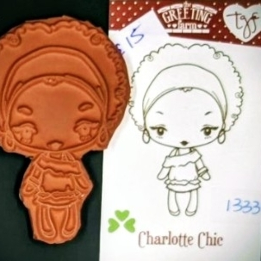 Charlotte Chic Rubber Stamp